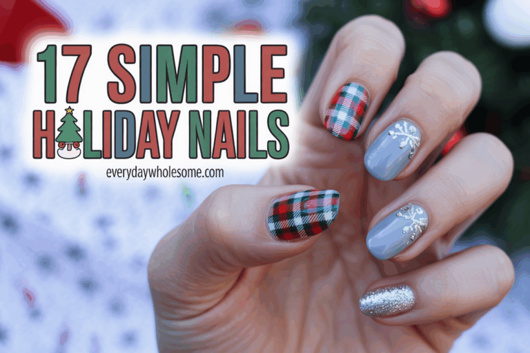 17 Simple Holiday Nails To Elevate Your Festive Style This Season