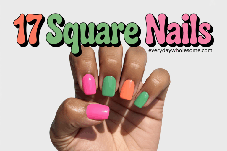 17 Square Shaped Nails Perfect for a Modern, Stylish Look