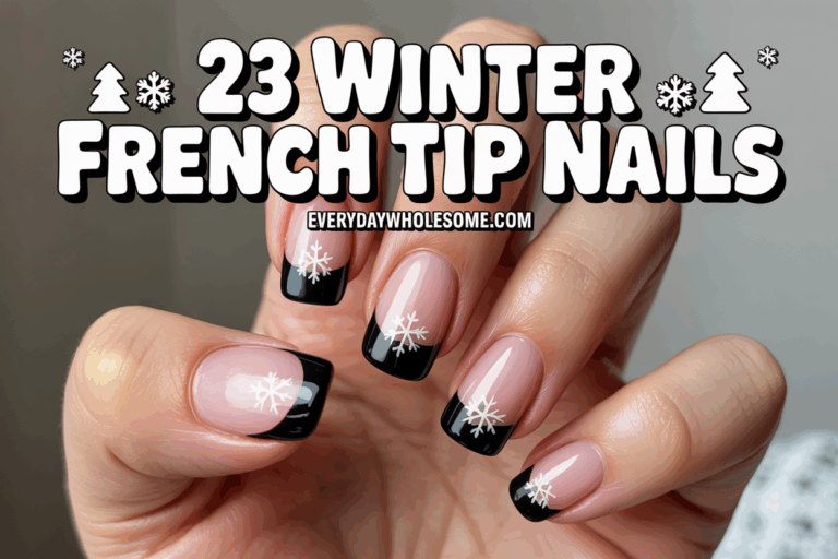 23 Winter French Tip Nails Ideas for Chic and Timeless Nail Art