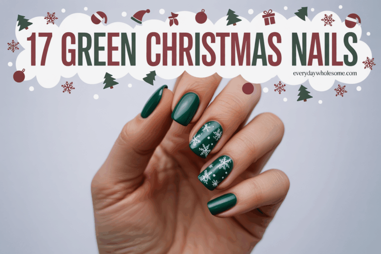 17 Christmas Nails Green Ideas for Festive and Stylish Holiday Looks