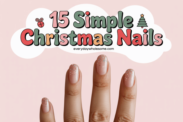 15 Simple Christmas Nails Ideas to Elevate Your Holiday Style