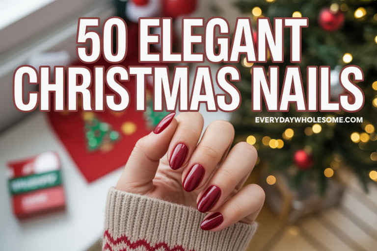 18 Elegant Christmas Nails Ideas for Festive and Stylish Holiday Looks