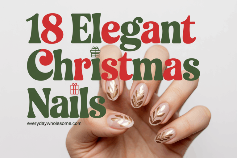 18 Elegant Christmas Nails Ideas for Festive and Stylish Holiday Looks
