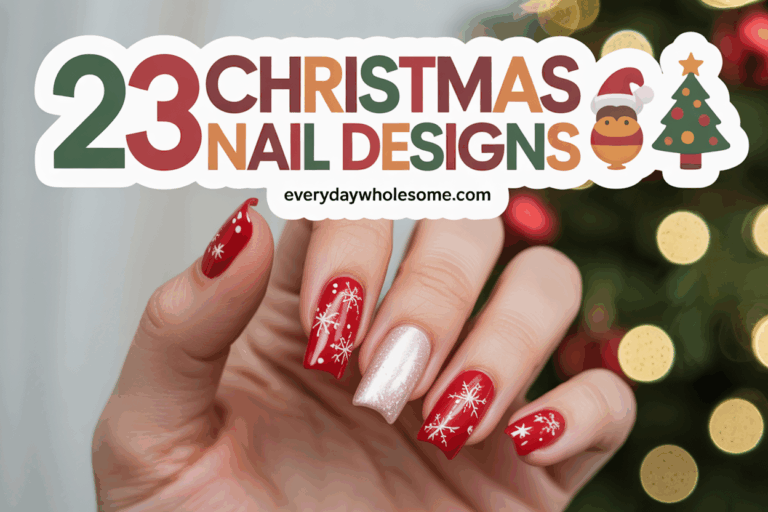23 Christmas Nail Designs for a Festive Holiday Manicure