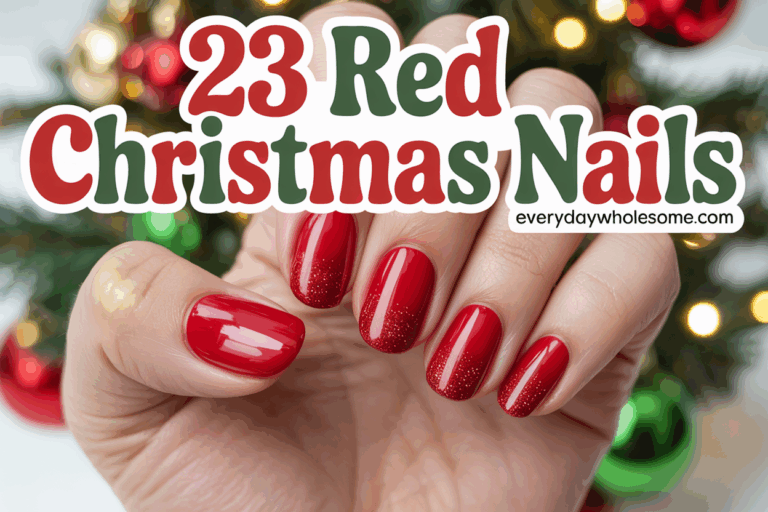 23 Christmas Nails Red Ideas for Festive and Elegant Holiday Looks