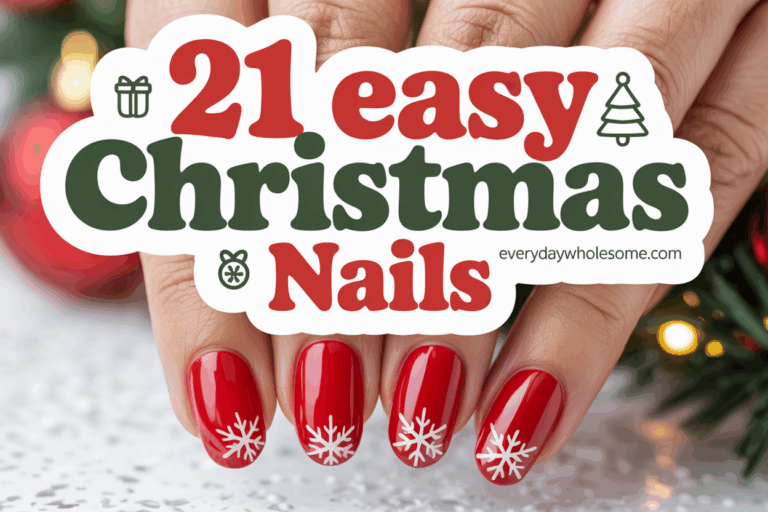 21 Christmas Nails Easy Ideas for Festive and Stylish Holiday Looks