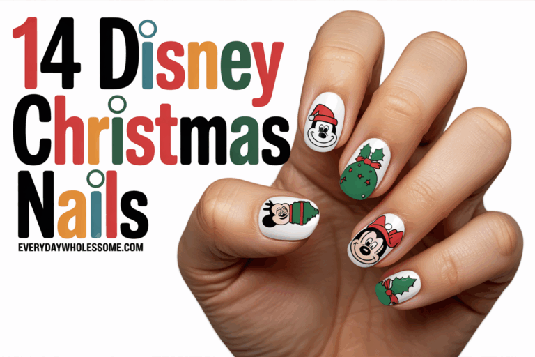 14 Disney Christmas Nails To Elevate Your Holiday Nail Art