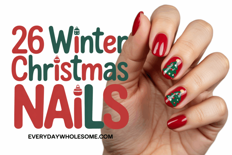 26 Winter Christmas Nails Ideas to Elevate Your Holiday Style