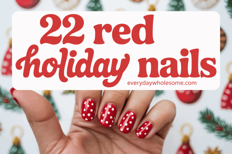 22 Holiday Nails Red Nails Ideas For Festive And Elegant Winter Looks