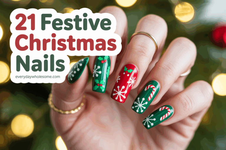 21 Festive Christmas Nails Ideas for Stunning Holiday Looks