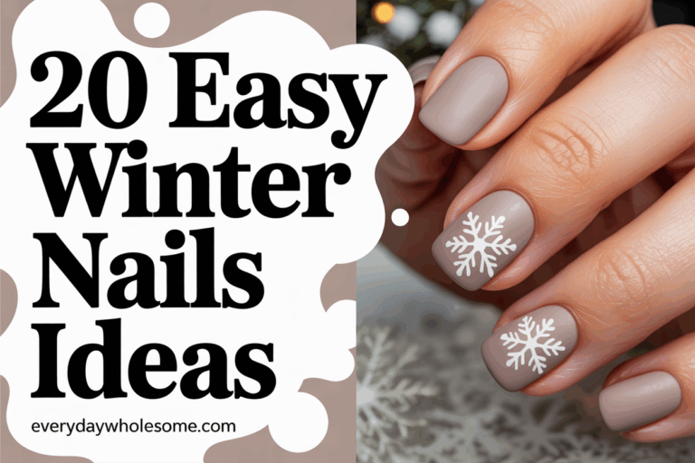 20 Easy Winter Nails Ideas for Effortless Seasonal Style