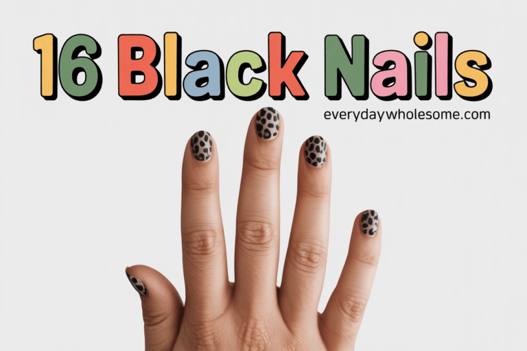 16 Black Nails Ideas for Stylish and Versatile Looks