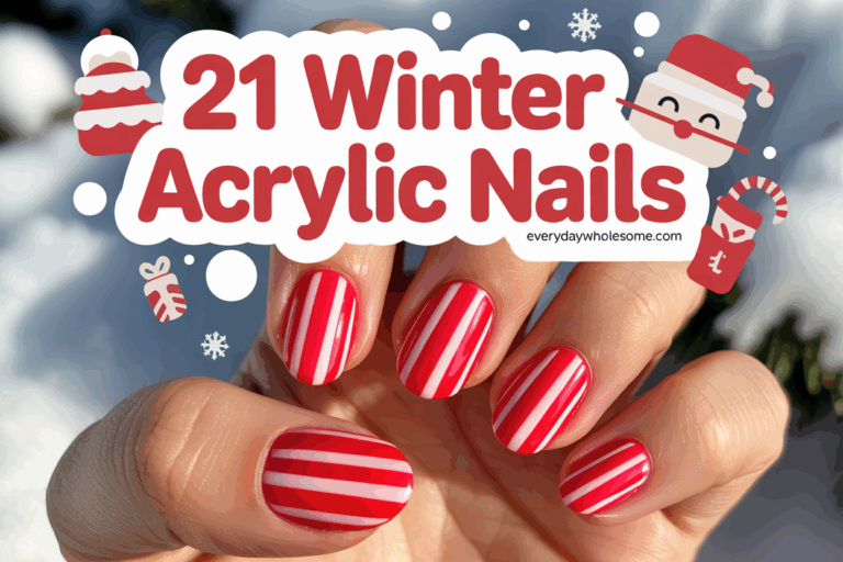 21 Winter Acrylic Nails Ideas Perfect for Seasonal Elegance and Style