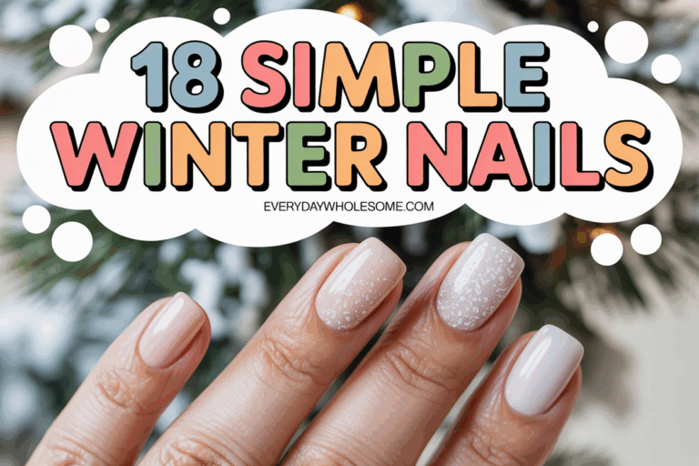 18 Winter Nails Simple Ideas To Elevate Your Seasonal Style Effortlessly
