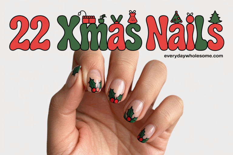 22 Xmas Christmas Nails Ideas for Festive and Stylish Holiday Looks