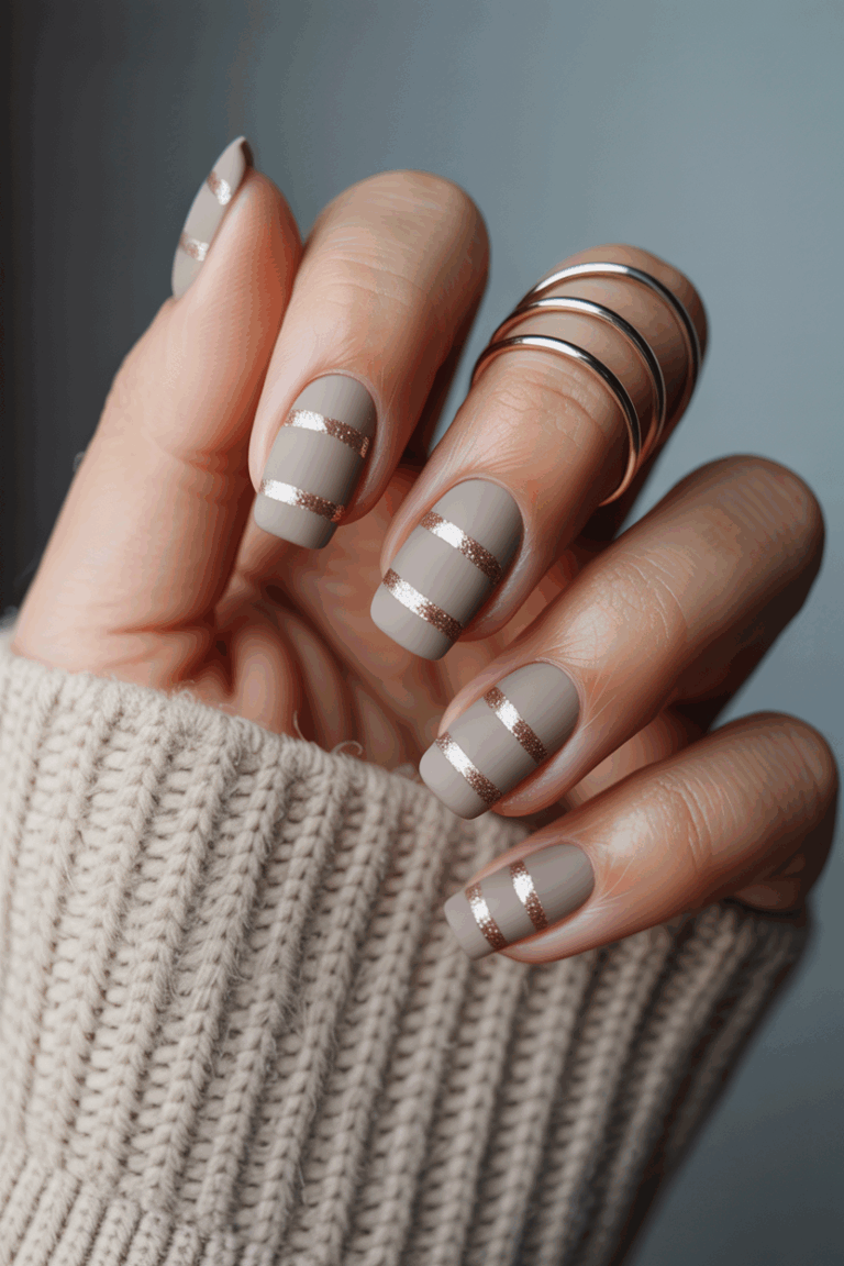 19 New Years Eve Nails Ideas Classy for Elegant Holiday Celebrations