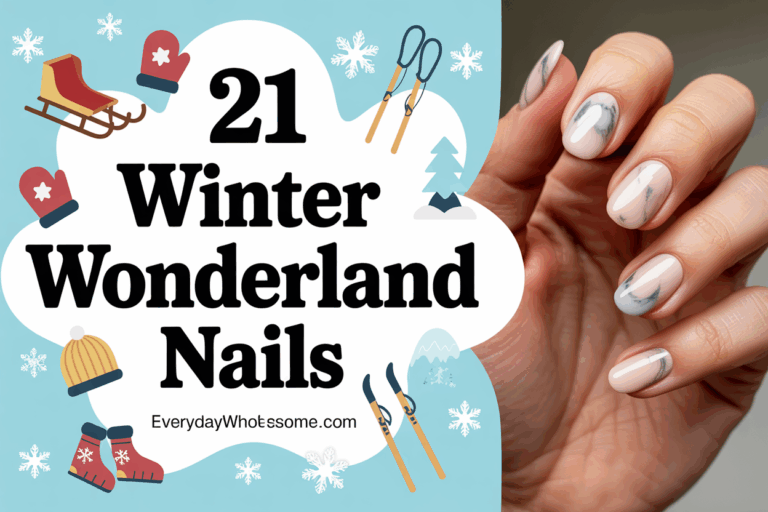 21 Winter Wonderland Nail Ideas That Feel Magical, Cozy, and Completely Wearable