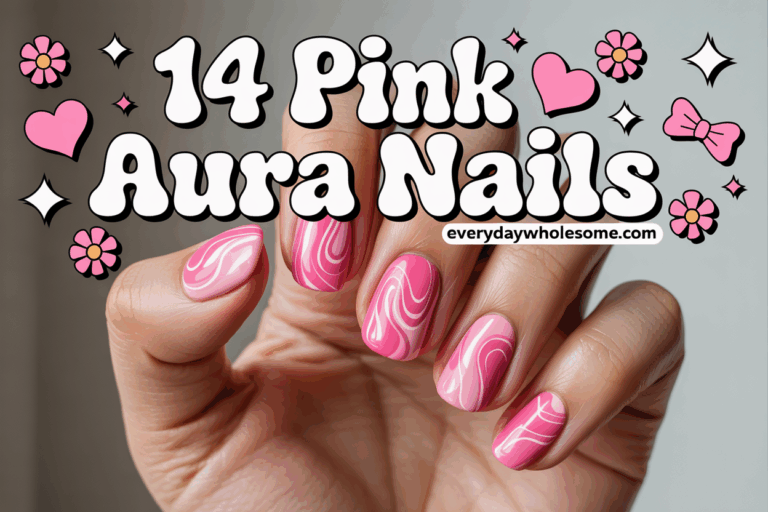 14 Pink Aura Nails Ideas for Stylish and Trendy Looks