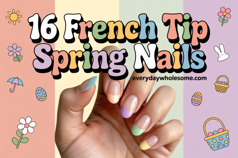 16 Spring Nails Ideas French Tips Perfect for a Fresh Seasonal Look