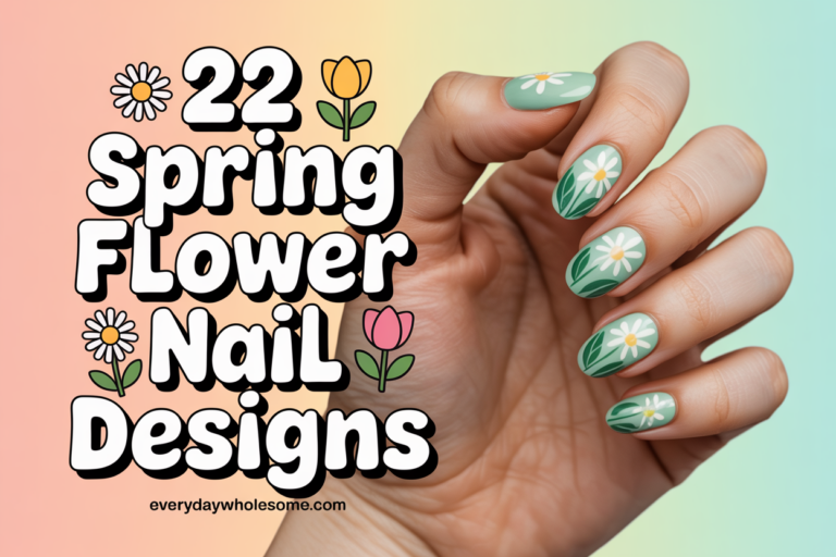 22 Flower Nail Designs for Spring Stunning Looks to Refresh Your Style