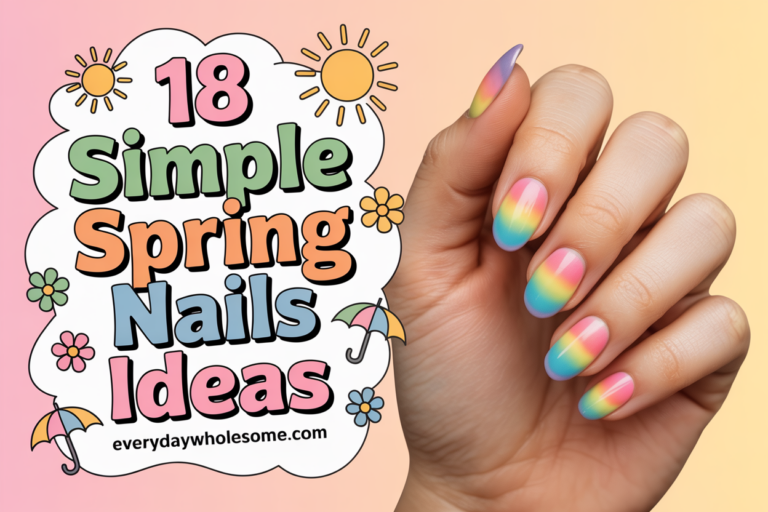 18 Simple Spring Nails Ideas To Refresh Your Look This Season