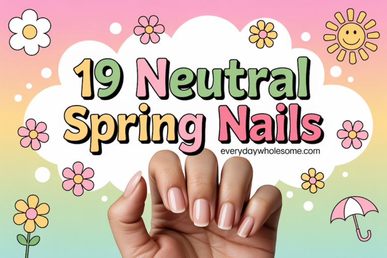 19 Neutral Spring Nails Ideas To Refresh Your Look This Season