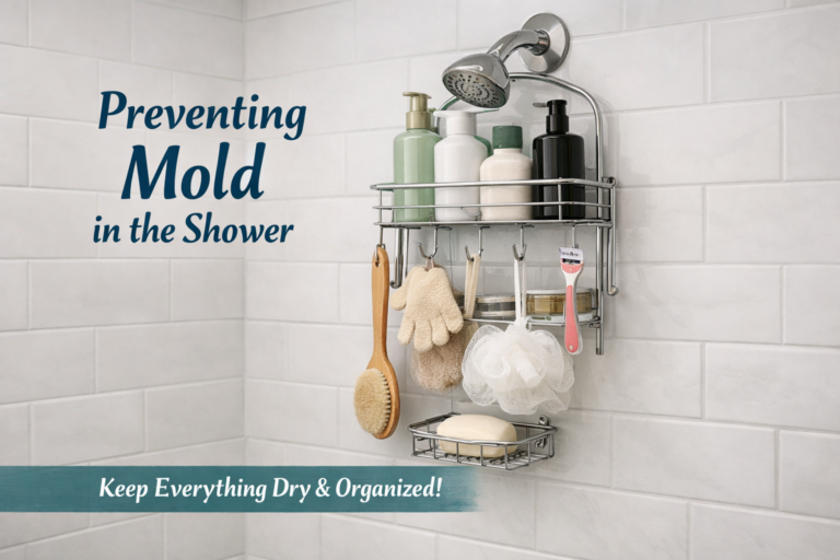 The Simple Shower Organizer That Helped Prevent Mold in Our Bathroom