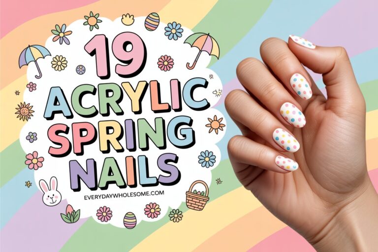 19 Spring Nails Ideas Acrylic Designs for a Fresh Seasonal Look