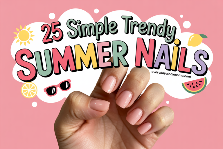 25 Simple Trendy Summer Nails Ideas to Elevate Your Style Effortlessly
