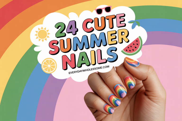 24 Cute Summer Nails Ideas For Effortless Beach-Ready Style