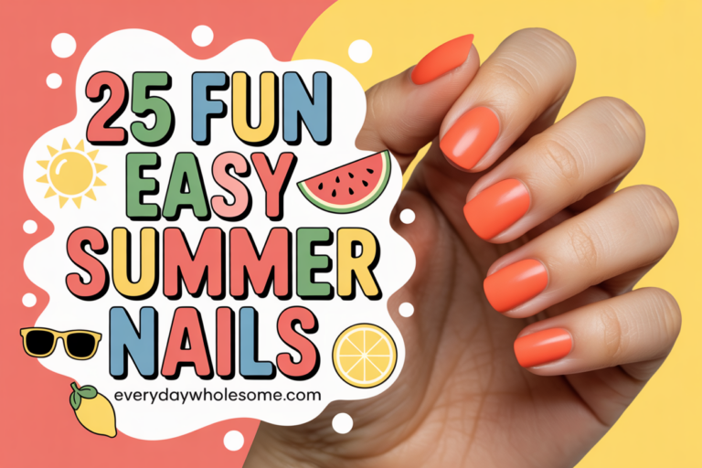 25 Fun Easy Summer Nails Ideas for Effortless and Stylish Looks