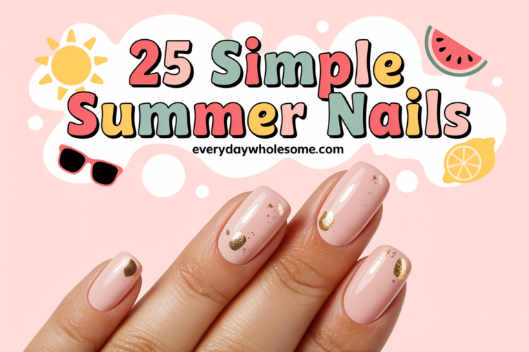 25 Simple Summer Nails Ideas To Brighten Your Warm-Weather Style