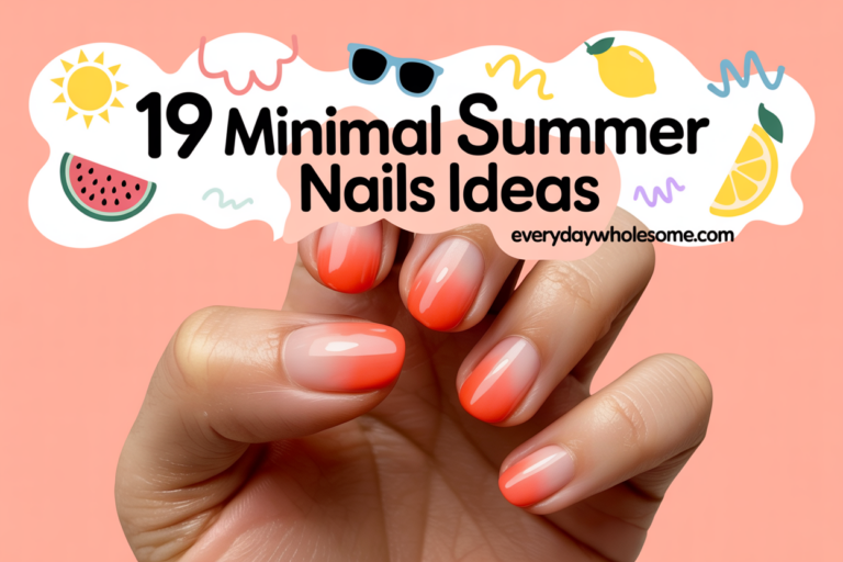 19 Minimal Vacation Summer Nails Ideas for Effortless, Stylish Looks
