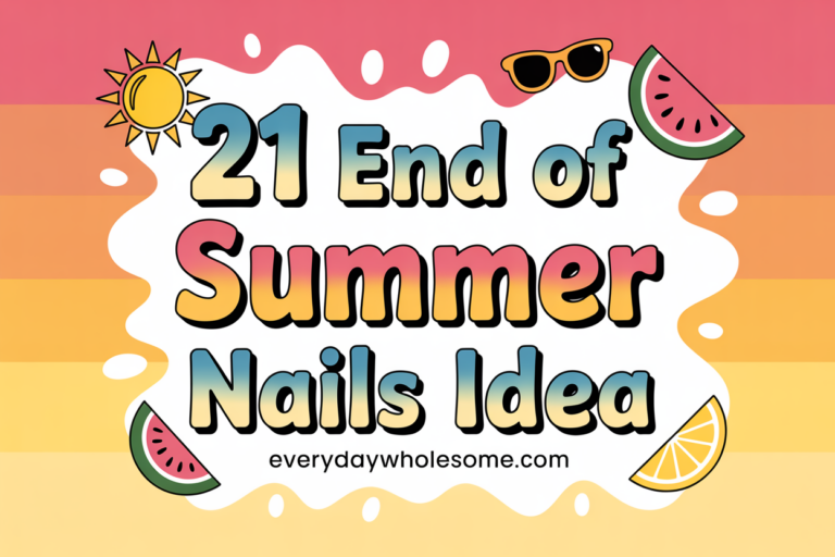 21 End of Summer Nails Ideas Inspiration to Elevate Your Seasonal Style