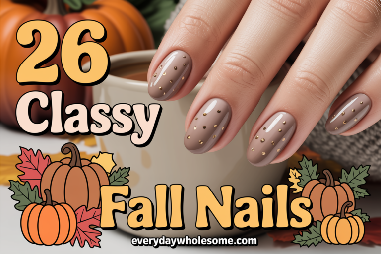 26 CLASSY FALL NAILS: Chic Seasonal Designs and Color Ideas