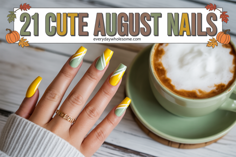 21 Cute August Nails: Fresh Summer Manicure Ideas