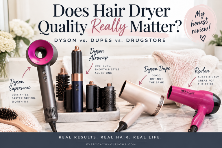Does the Quality of a Hair Dryer Really Matter? My Dyson vs. Drugstore Hair Dryer Experience