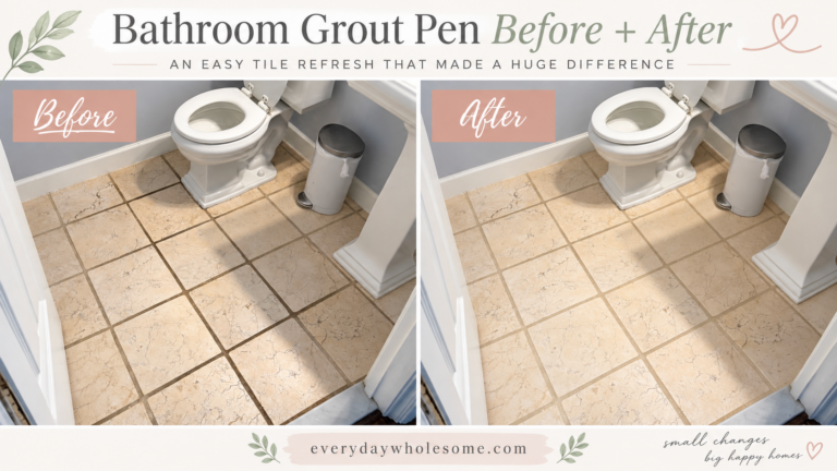 The Easiest $10 Way to Refresh Old Grout Without Regrouting Your Tile