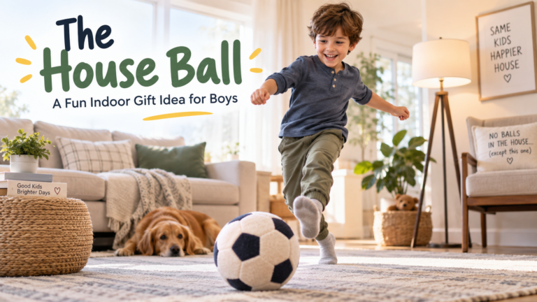 The House Ball: The Indoor Ball Every Boy Mom Needs