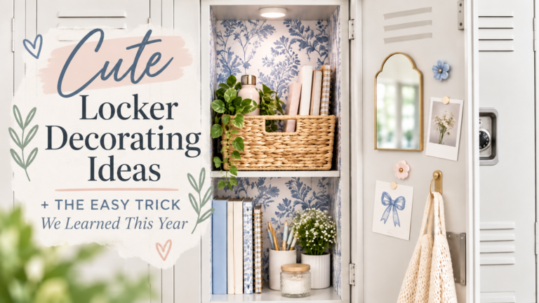 Cute Locker Decorating Ideas + The Easy Trick We Learned This Year
