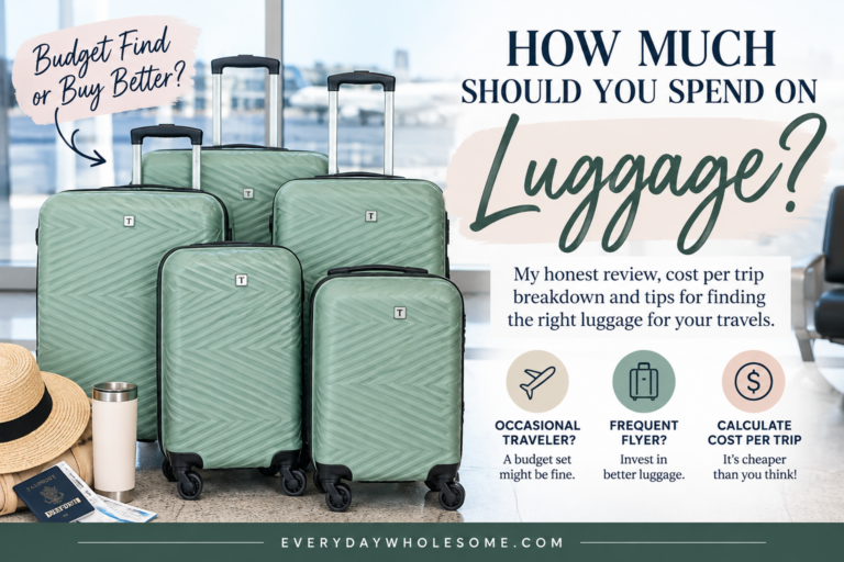 How Much Should You Spend on Luggage? My Cheap Luggage Experiment + Cost Per Trip