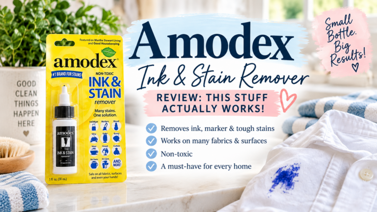 Amodex Ink & Stain Remover Review: This Stuff Actually Works