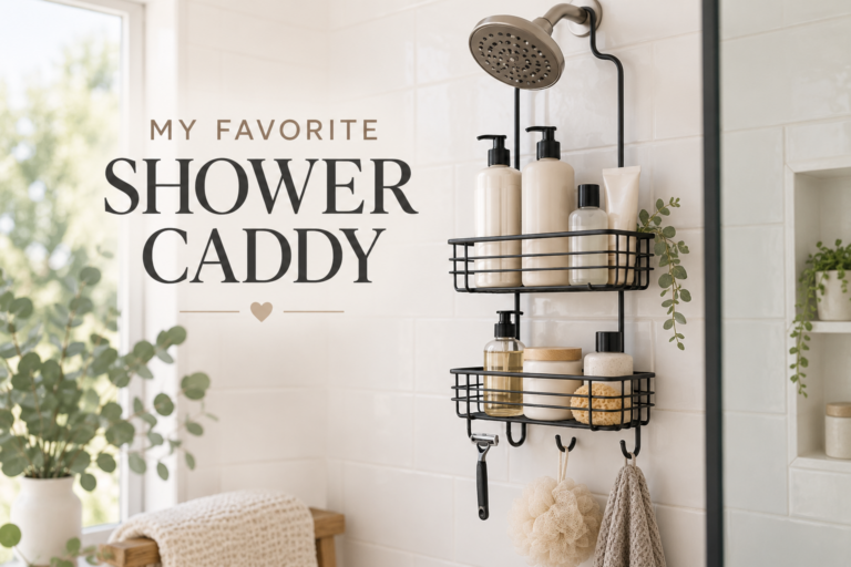 My Favorite Shower Caddy: Why This Extra-Long Hanging Shower Organizer Is So Good