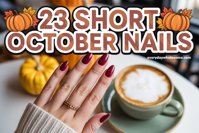 23 October Nails Short: Chic Designs for Fall