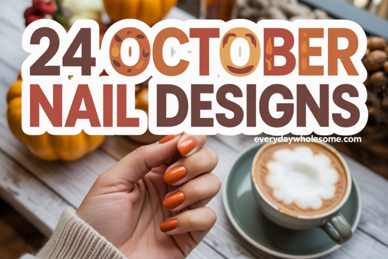 24 October Nail Designs for Stylish Autumn Manicures