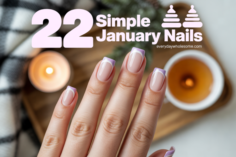 22 Simple January Nails for a Fresh Winter Look