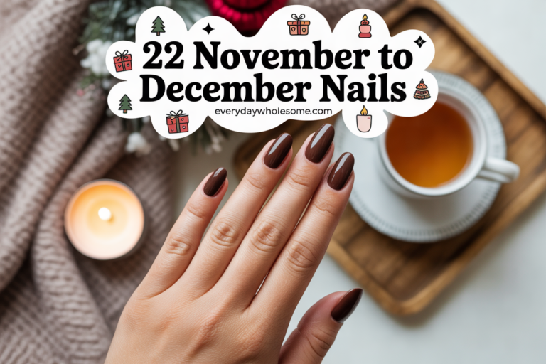 22 November To December Nails: Festive Seasonal Designs