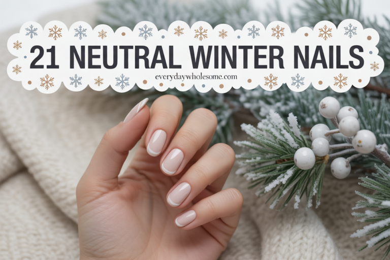 21 Neutral Winter Nails for a Chic Seasonal Look