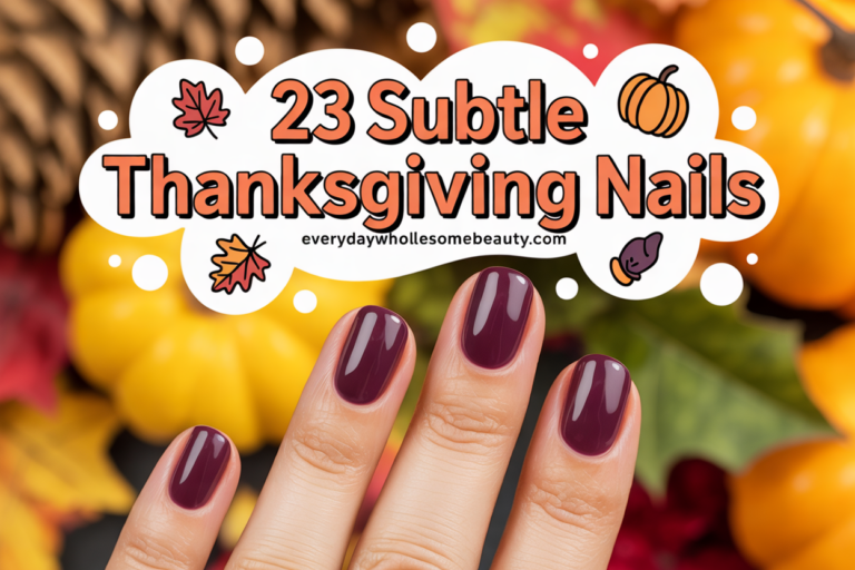 23 Subtle Thanksgiving Nails for Elegant Holiday Style