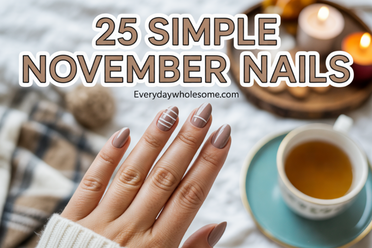 25 November Nails Simple: Elegant Ideas for Every Style